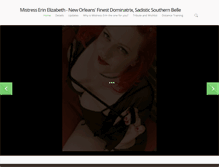 Tablet Screenshot of neworleansdominatrix.com